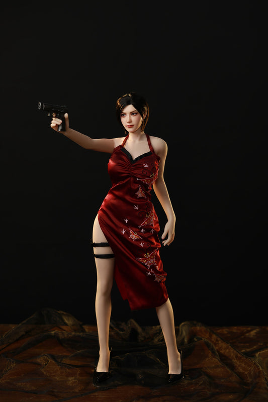 Ada Wong NSFW Figure 68cm by LORIBEAR – red qipao dress standing pose