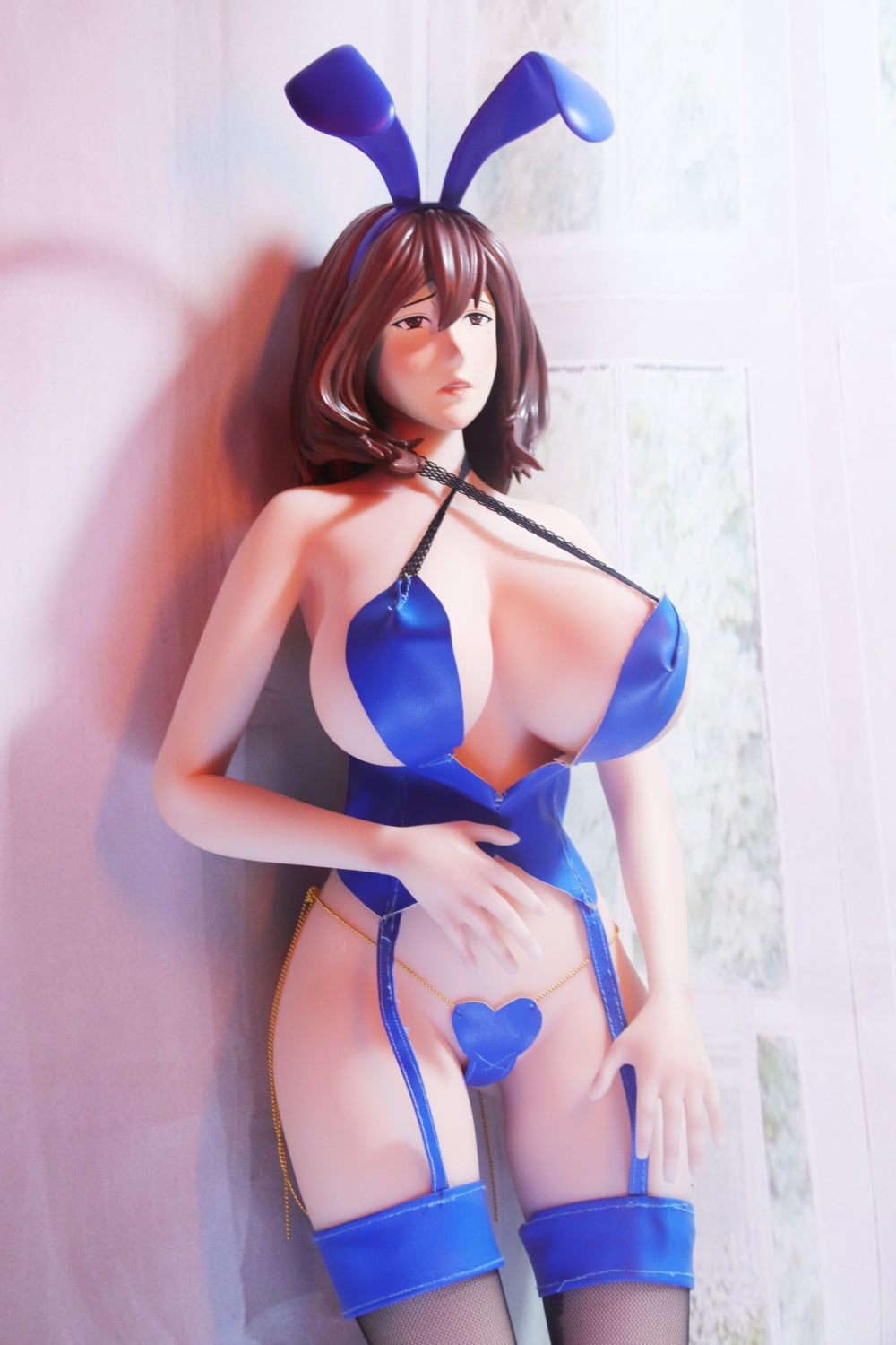 Bunny Girl NSFW Figure 70cm by LORIBEAR – blue bunny outfit standing pose