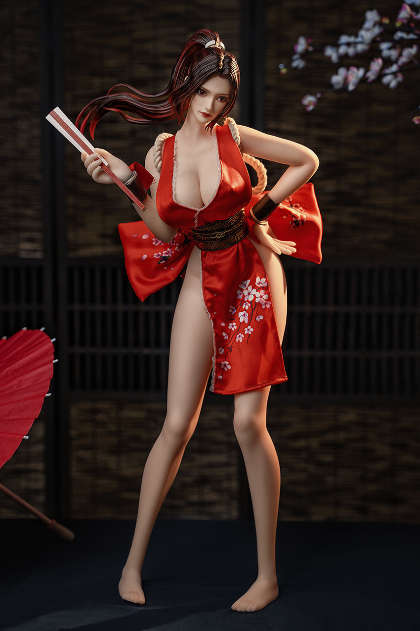 Mai Shiranui NSFW Figure 66.5cm by LORIBEAR – red kunoichi outfit standing pose